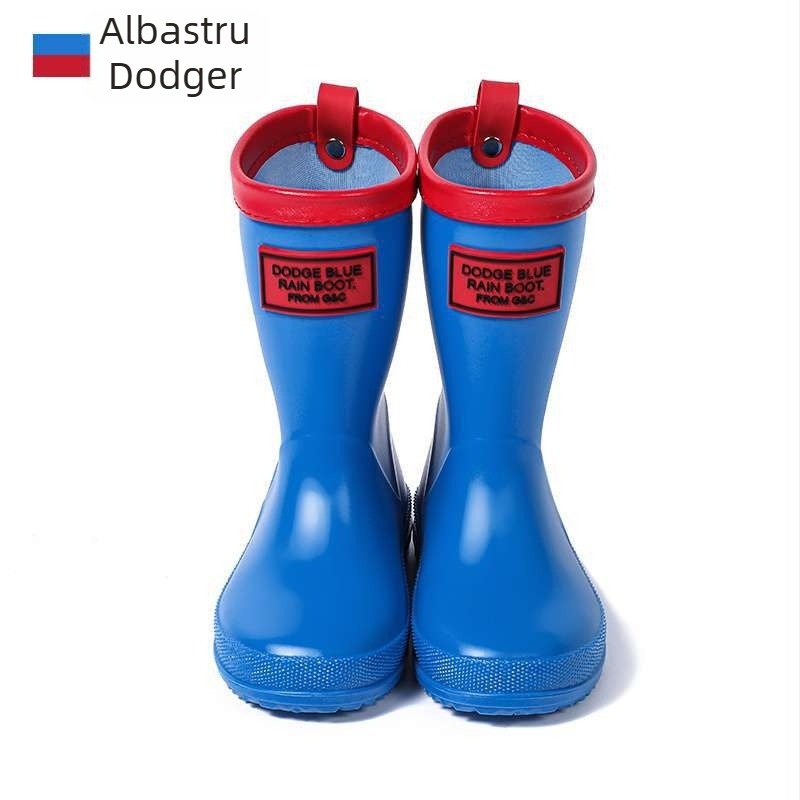 Cizme de ploaie pentru copii, PVC exterior, tub înalt, unisex, pentru toamnă și iarnă