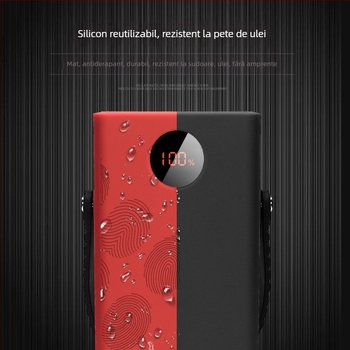 Carcasă din silicon pentru Romance PEA40/PEA57 powerbankuri – stil portofel, acoperire completă