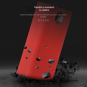 Carcasă din silicon pentru Romance PEA40/PEA57 powerbankuri – stil portofel, acoperire completă