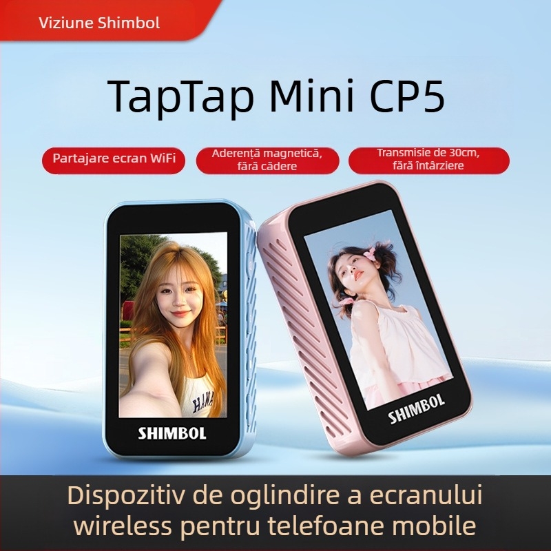 See peng CP5 mini – dispozitiv selfie compact cu display, oglindă, proiecție a ecranului și temporizator pentru fotografie