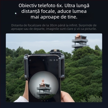 APEXEL 6x obiectiv monocular telemacro pentru smartphone – 6x mărire, câmp vizual 150 m, diametru pupilei ieșire 3 mm