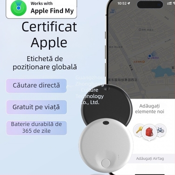 Locatoare GPS pentru copii și seniori – dispozitiv de poziționare anti-pierdere, model Apple locator No. 2