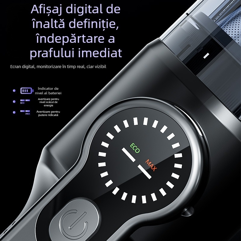 Aspirator auto fără fir, manual, umed și uscat, 11.1V, 120W, 16000Pa, model ST-126