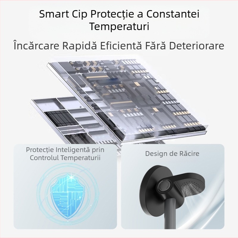 Menoway Încărcător Wireless 15W, Suport 3-în-1 pentru Apple iPhone, QC3.0, CE/ROHS, Ieșire 3A