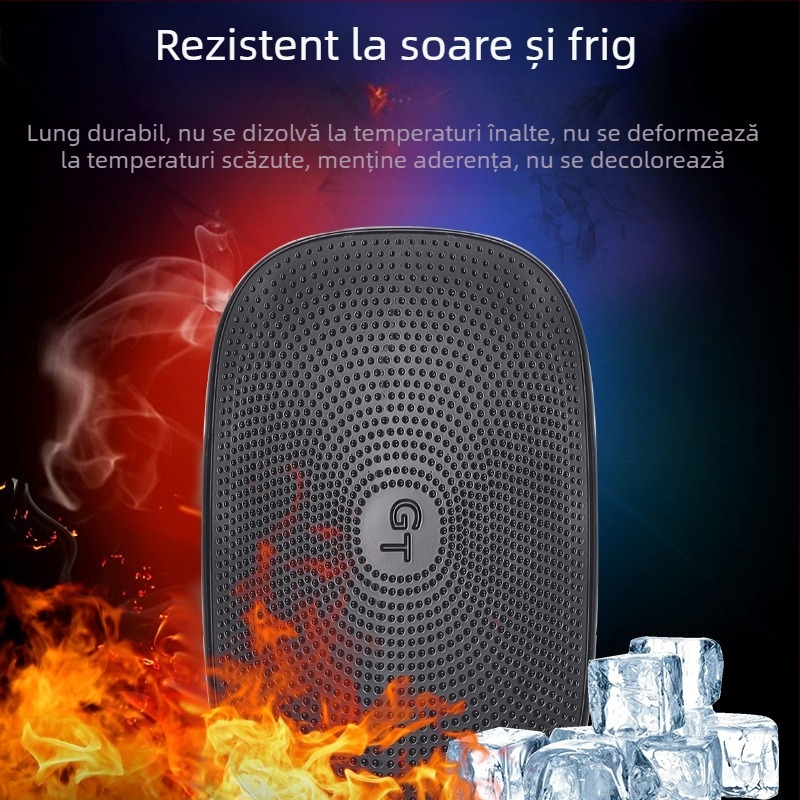 Covor anti-alunecare auto cu textură picături de apă, pliabil, material PU, rezistent la temperaturi înalte, Ruijie