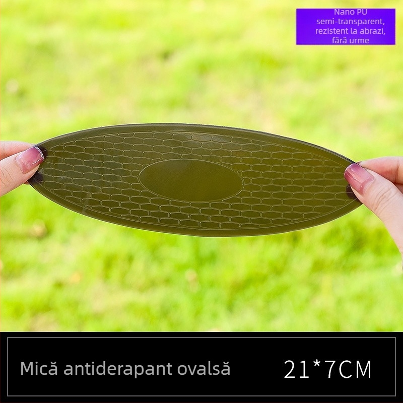 Covor anti-alunecare auto cu textură picături de apă, pliabil, material PU, rezistent la temperaturi înalte, Ruijie