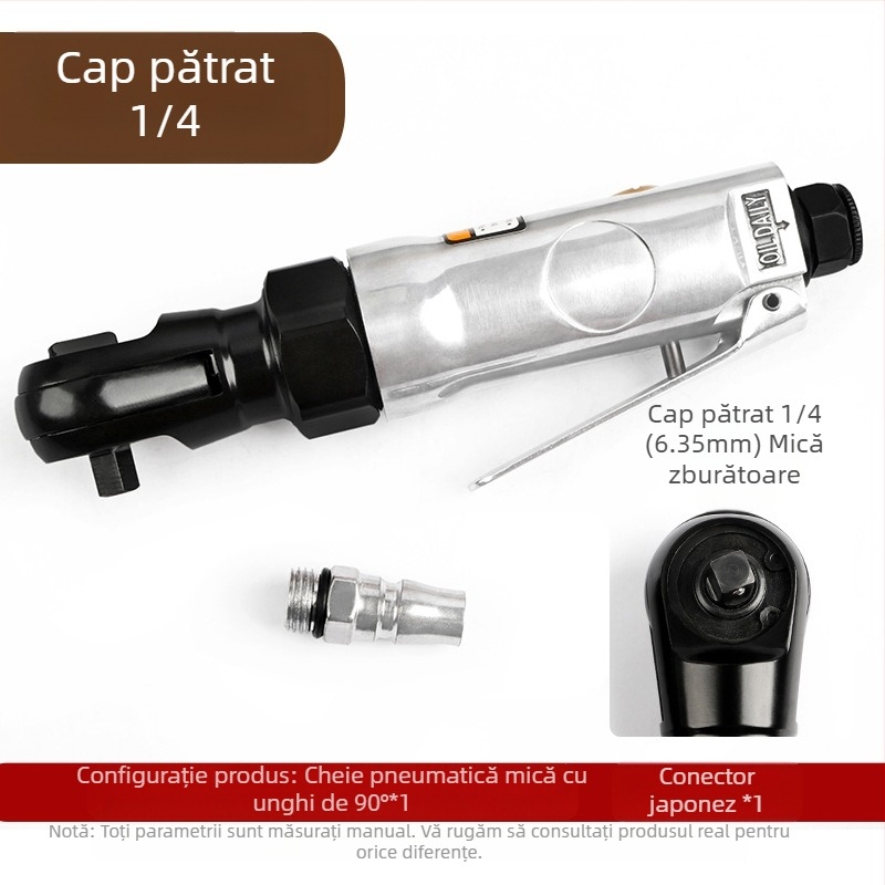 Musen tang mini cheie clichet pneumatică cu unghi drept, 90°, pentru îndepărtarea șuruburilor