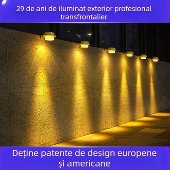 Lămpi solare pentru grădină, iluminat decorativ de exterior pentru grădină și gard