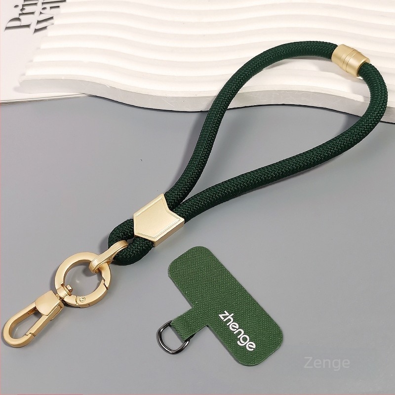 Jane grids Lanyard pentru telefon, curea de încheietură reglabilă, șnur scurt împletit, pandantiv geometric, accesoriu multifuncțional pentru exterior