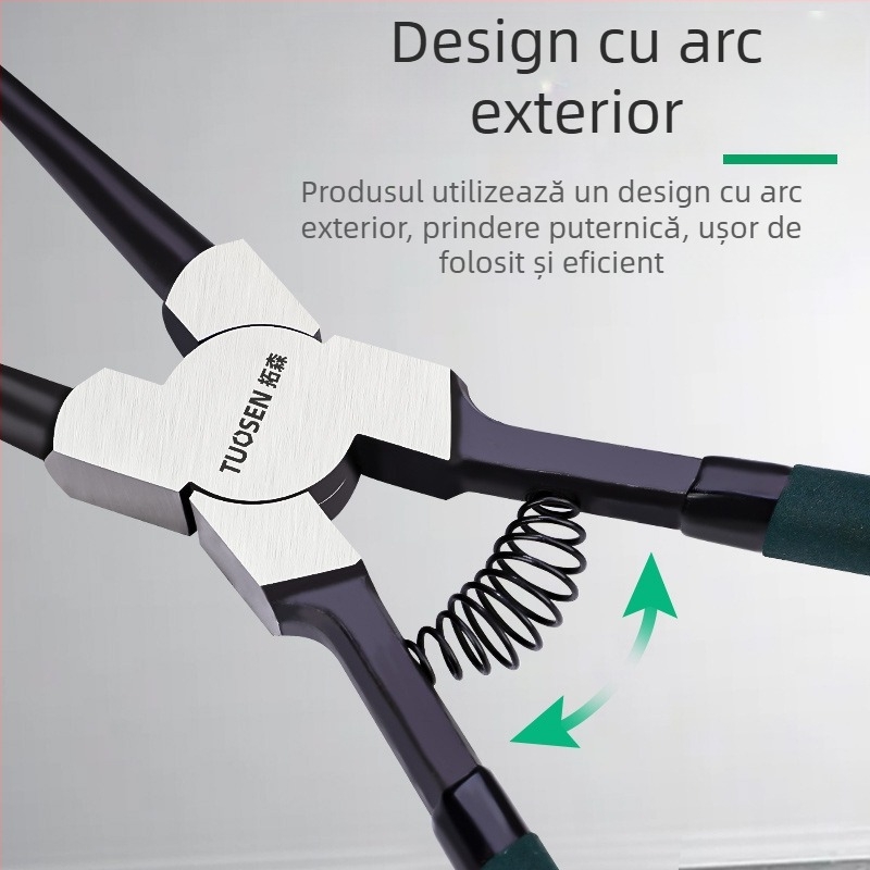Tuosen Clește pentru cercuri de retenție – cap la 90°, greutate 0,50, cap neînlocuibil