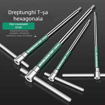 Cheie hexagonală cu cap tip T, de înaltă viteză
