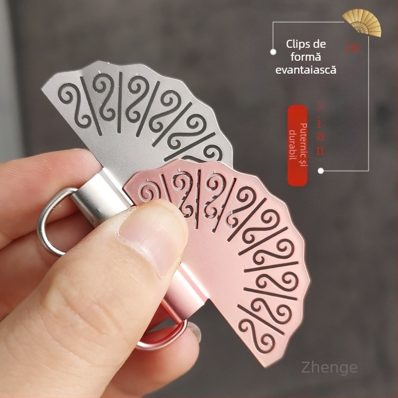 Clip metal pentru telefon, lucrat manual, unisex, multifuncțional, marcă Jager