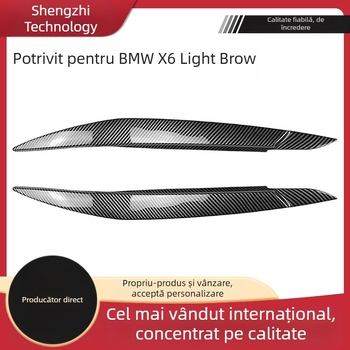 Bandă decorativă pentru faruri pentru BMW X6 (E71/E72, 2008–2014) – ABS
