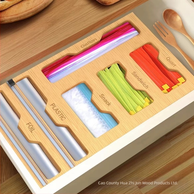 Cutie de depozitare pentru folie de bucătărie montată pe perete, cu tăietor – stil modern, multifuncțional, personalizare disponibilă și imprimare logo