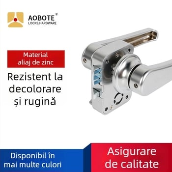 Broască pentru ușa băii RV - A18, AOBOTE, aliaj de zinc/ABS, stil modern minimalist