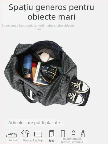 Geantă de călătorie pentru bărbați — 20–35L PVC, respirabilă și impermeabilă, brand FENGBAODAISHU, stil navetă în afaceri