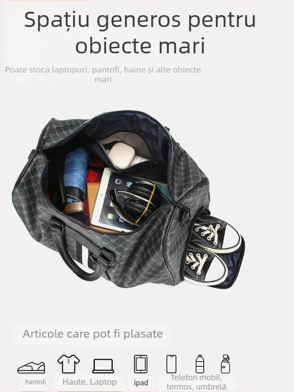 Geantă de călătorie pentru bărbați — 20–35L PVC, respirabilă și impermeabilă, brand FENGBAODAISHU, stil navetă în afaceri