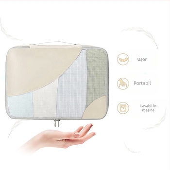 Set de saci de depozitare pentru călătorii – ultra-ușor, 6 piese, Jia Fa, stil modern minimalist