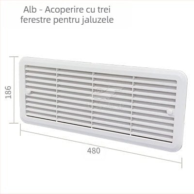 BSF055-3 RV ventilator lateral silențios pentru frigider, cu 3 ferestre