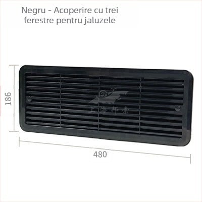 BSF055-3 RV ventilator lateral silențios pentru frigider, cu 3 ferestre