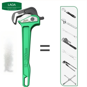 Old A Clește pentru țevi greu, cu acțiune rapidă – Clește multifuncțional pentru conducte, cu fălci universale, greutate 0,5 kg