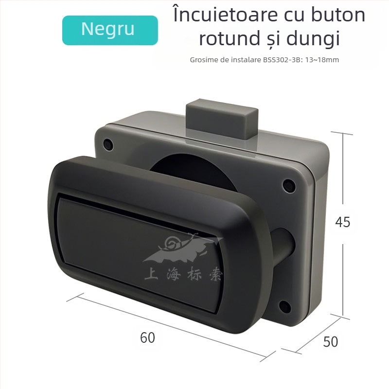 Bond încuietoare din aliaj de zinc pentru dulapuri și sertare RV, încuietoare cu bară ascunsă, model BSS302-3; pentru RV-uri, biciclete de casă și vehicule modificate; pentru dulapuri, sertare, dulapuri de perete.