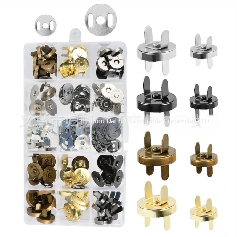 Cataramă magnetică pentru genți — material magnet, structură: cataramă magnetică, potrivită pentru rucsaci, genți, perdele, artizanat, îmbrăcăminte, accesorii din piele. Brand: Return to Sail.