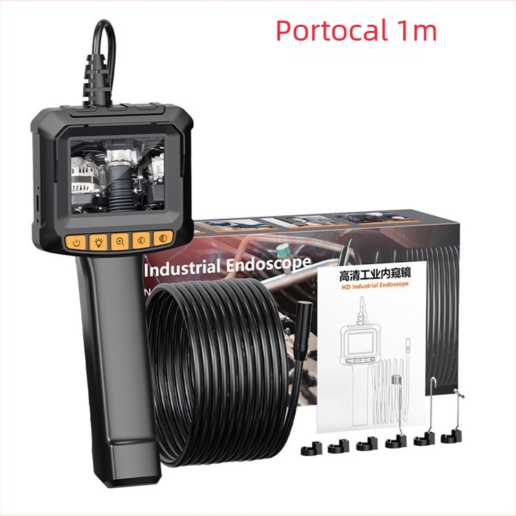 Endoscop portabil pentru inspecții auto IP67, diametrul sondei 8.0 mm, unghi de vizualizare 70°, senzor 5 MP, lungime de lucru 500 mm — Model inskamG20-M