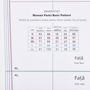 DIHAN K101 1:1 prototip haine pentru femei și pantaloni; Licență IP: Nu; Import: Nu