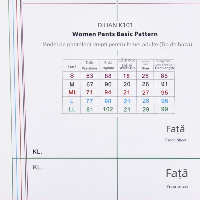 DIHAN K101 1:1 prototip haine pentru femei și pantaloni; Licență IP: Nu; Import: Nu