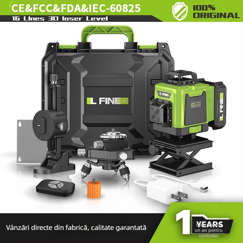 Nivel laser LFIEN 360-09 – funcționare cu laser