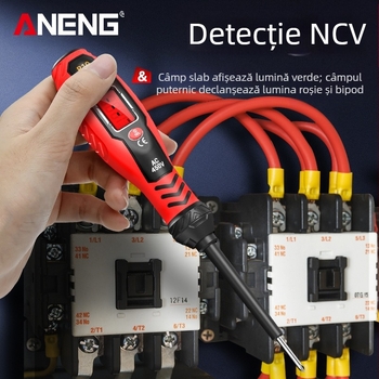 ANENG stilou de măsurare inteligent, de înaltă precizie, cu afișaj digital – tester multifuncțional pentru verificarea liniilor și măsurarea tensiunii