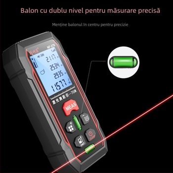 Precision rat NF-270 distanțier cu laser portabil pentru măsurători în interior