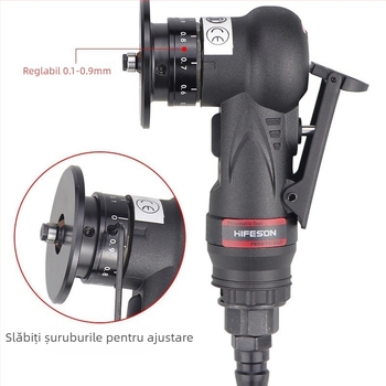 Sea Flying Shark mașină pneumatică portabilă mini pentru rotunjirea colțurilor din lemn, model 45RC, putere 45RC, pentru tăierea colțurilor drepte