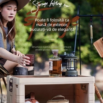Organizator portbagaj auto – cutie de depozitare spate, multifuncțională, pentru unelte, camping și echipament de pescuit.