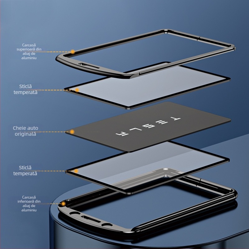 Carcasă cheie pentru M9, 2024 M7 Ultra și S9 — aliaj de aluminiu, design premium, prelucrare personalizabilă