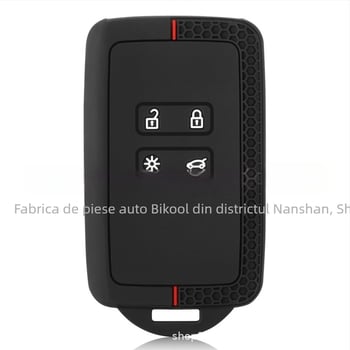 Husă din silicon pentru cheia Renault Koleos 2022, cu model hexagonal