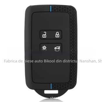 Husă din silicon pentru cheia Renault Koleos 2022, cu model hexagonal
