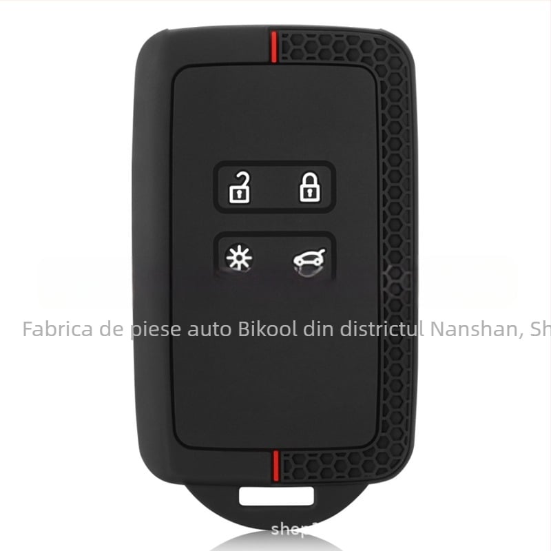 Husă din silicon pentru cheia Renault Koleos 2022, cu model hexagonal