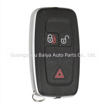 Carcasă cheie Land Rover pentru 5 butoane – înlocuire pentru Range Rover Sport, Velar, Evoque, Discovery 4; lamă cheie din cupru + plastic; carcasă din plastic; greutate 68 g