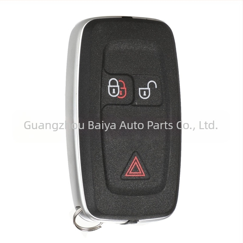 Carcasă cheie Land Rover pentru 5 butoane – înlocuire pentru Range Rover Sport, Velar, Evoque, Discovery 4; lamă cheie din cupru + plastic; carcasă din plastic; greutate 68 g