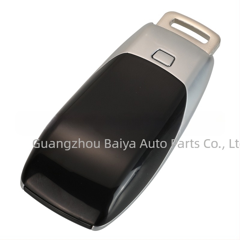 Carcasă pentru telecomanda Mercedes-Benz E300L/S320 (3 butoane) din plastic; lamă: cupru + plastic; greutate 47 g