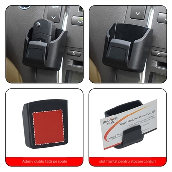 Shunwei Cutie de depozitare a cheilor pentru consola centrală – potrivire universală, material plastic, imprimare logo disponibilă