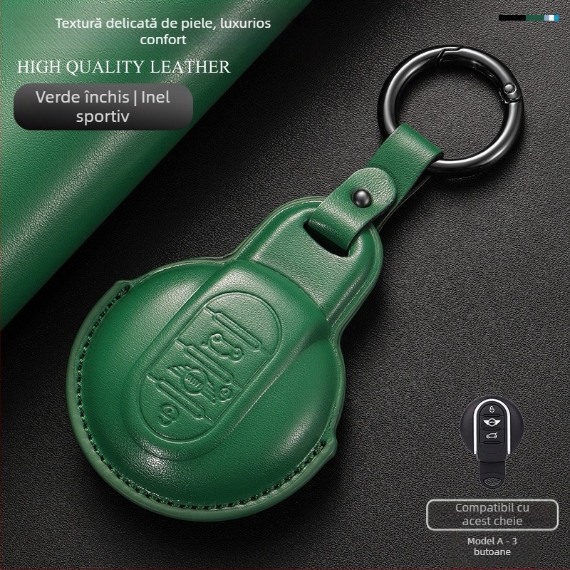 YESFOSO MINI Carcasă pentru chei Countryman/JCW/Clubman – Cortex, Stil simplu, Procesare personalizabilă, Etichetă privată licențiată