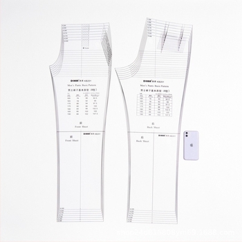 DIHAN KB201 pantaloni femei prototip șablon (brand: DIHAN; model: KB201; gen: feminin; import: Nu; autorizare IP: Nu)