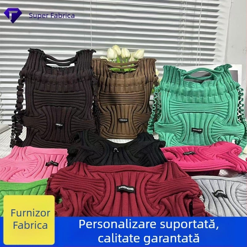 Rucsac mini pentru femei cu capac – stil proaspăt și drăguț, poliester, deschidere cu șnur, interior cu buzunar pentru telefon, moale, pentru utilizare zilnică, toamnă 2024