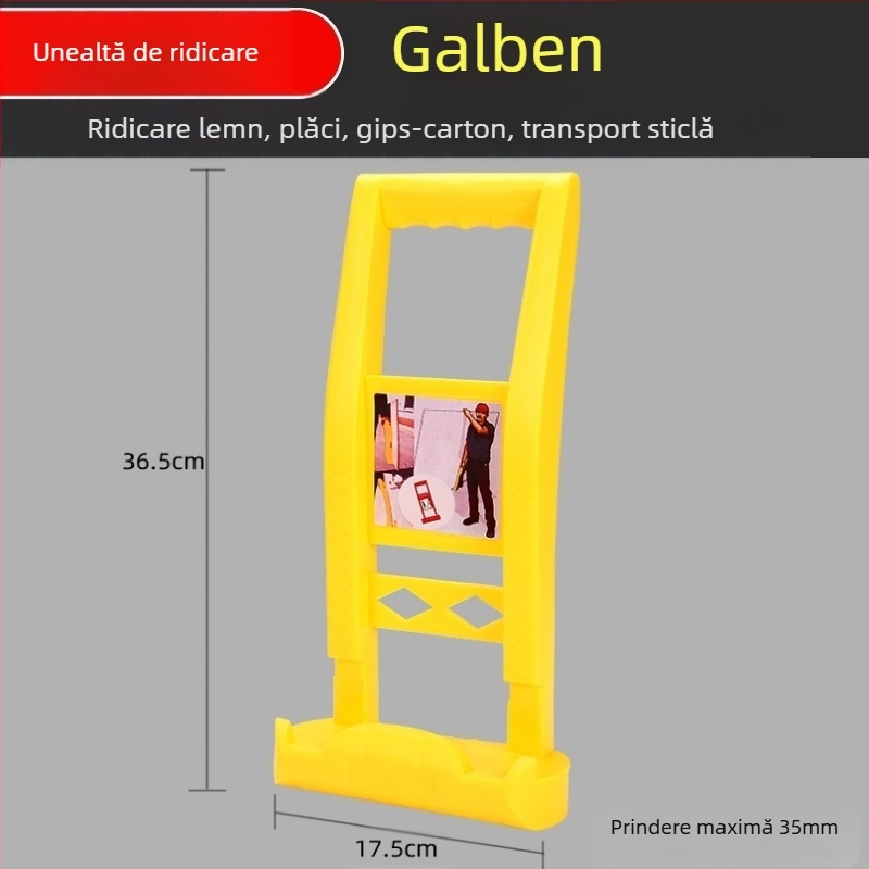 Ridicător de plăci — pentru plăci ceramice, sticlă și gips-carton; Audler plastic, 1 piesă, utilizare casnică