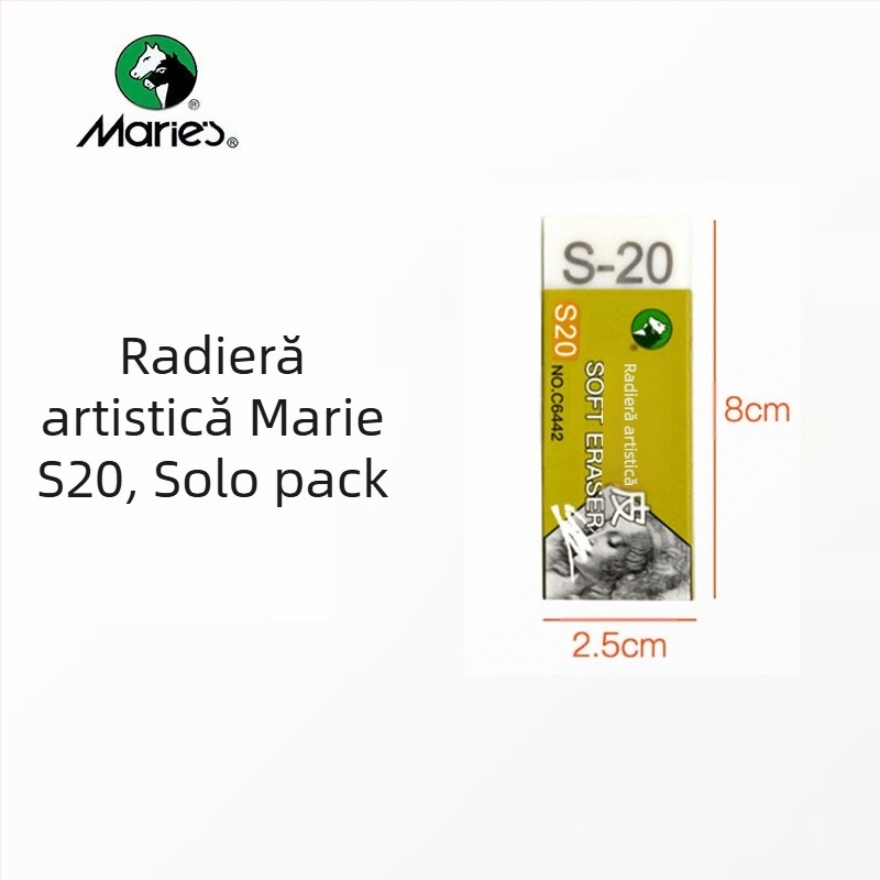 Radieră Marley C6142 pentru plastelină și schițe – Brand: Marley, Model: C6142, Material: Radieră, Utilizare: Schițe de pictură, Greutate netă: 0.025
