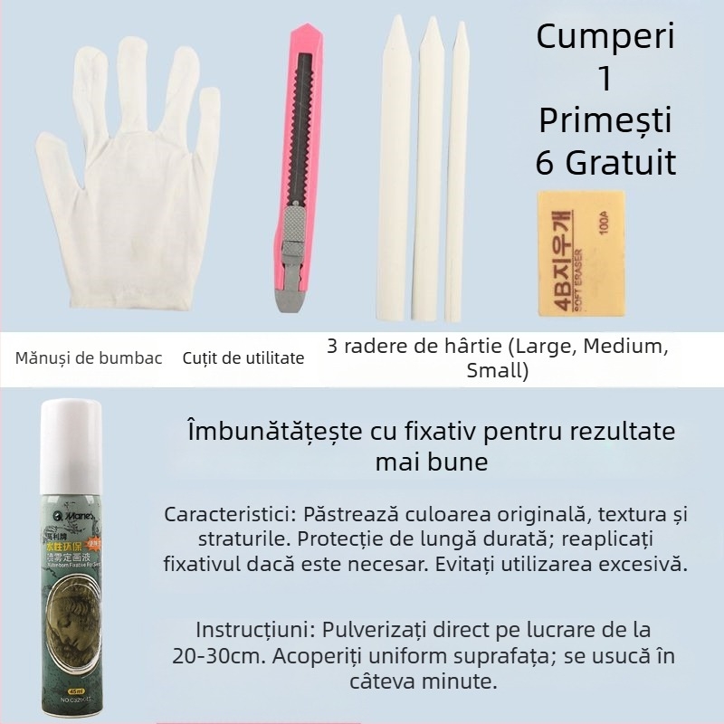 SIMBALION Lion SP-12S bețe pastel moi pentru schițe și desen, destinat elevilor de artă
