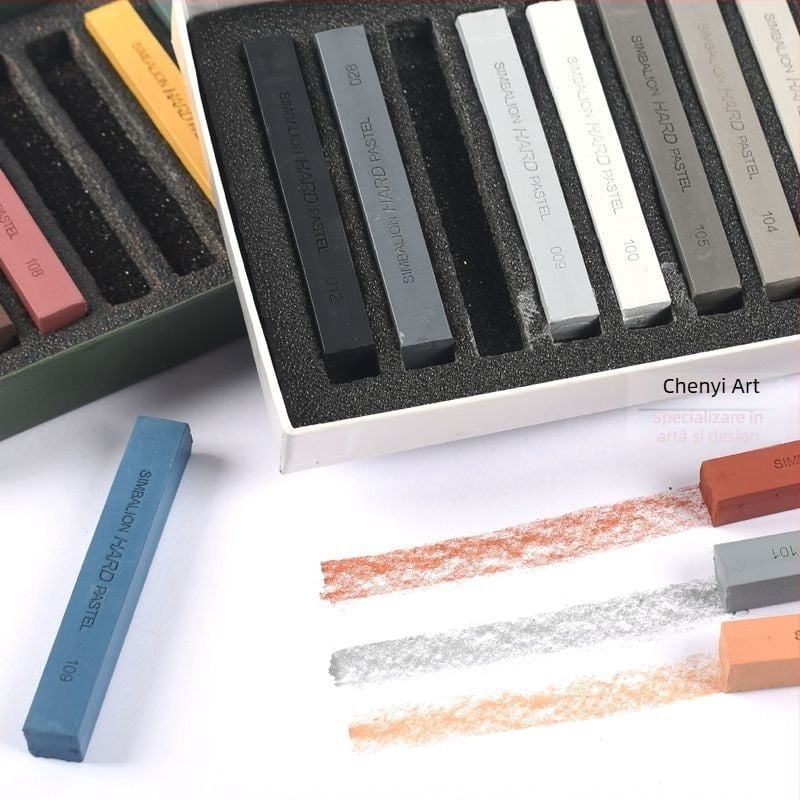 SIMBALION Lion SP-12S bețe pastel moi pentru schițe și desen, destinat elevilor de artă